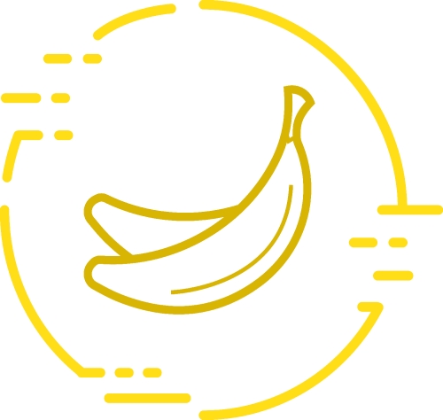 Banana icon , Banana sign symbol