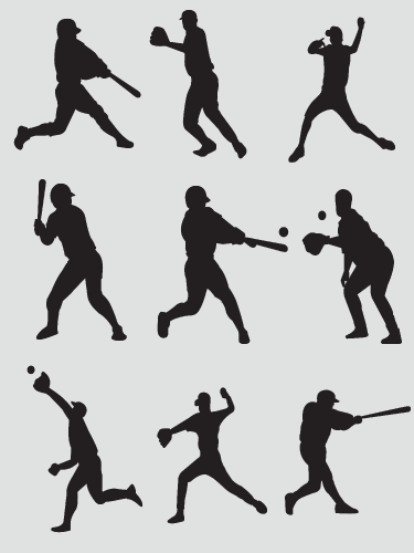 baseball player Pictograms people Man Icon Sign Symbol