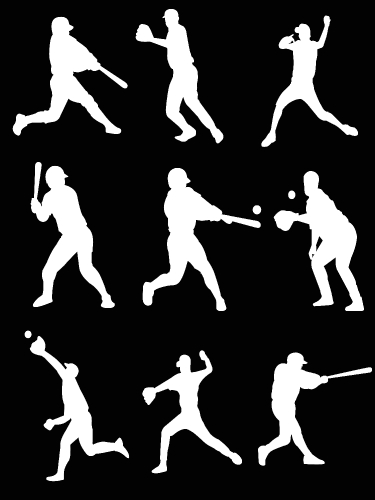 baseball player Pictograms people Man Icon Sign Symbol