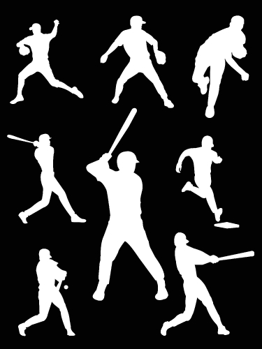 baseball player Pictograms people Man Icon Sign Symbol