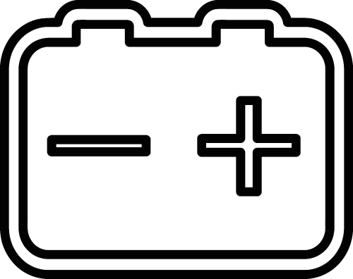 Battery icon sign design