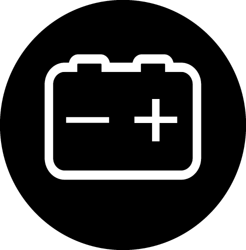 Battery icon sign design