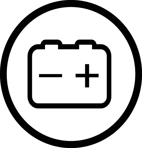 Battery icon sign design