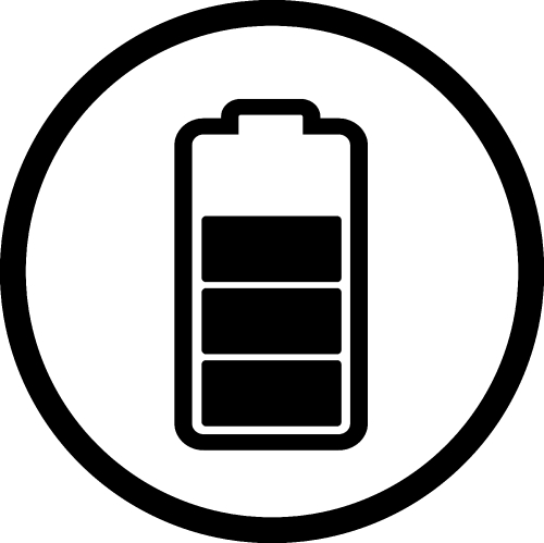 Battery icon sign design