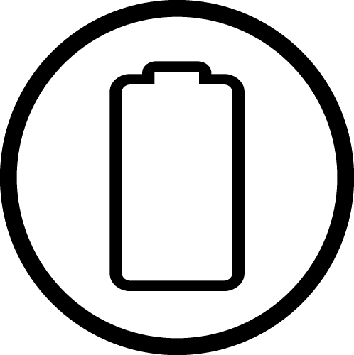 Battery icon sign design