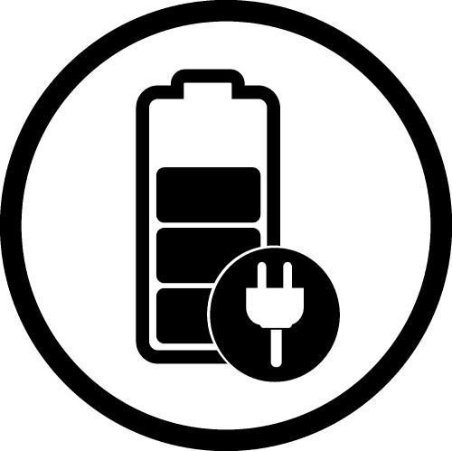 Battery icon sign design