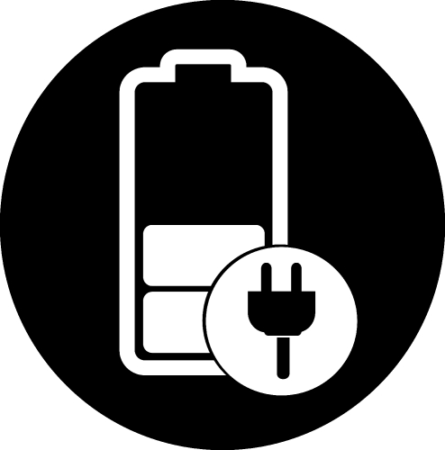 Battery icon sign design