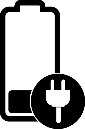 Battery icon sign design