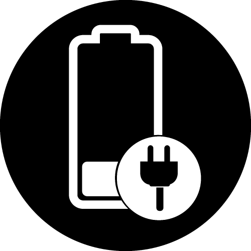 Battery icon sign design