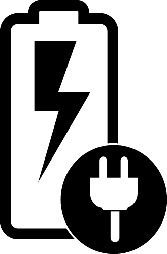 Battery icon sign design