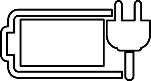 Battery icon sign design