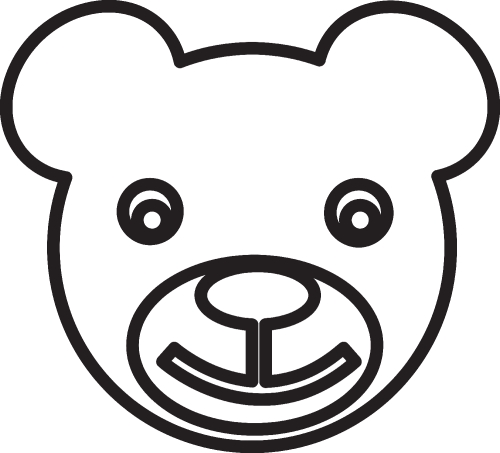bear icon sign symbol design