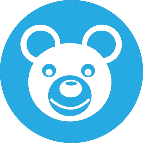 Bear Icon sign symbol design