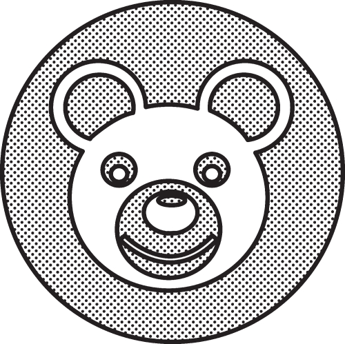 Bear Icon sign symbol design