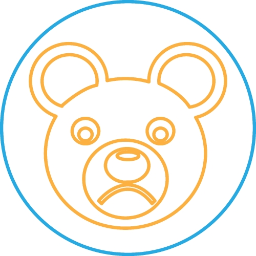 Bear Icon sign symbol design