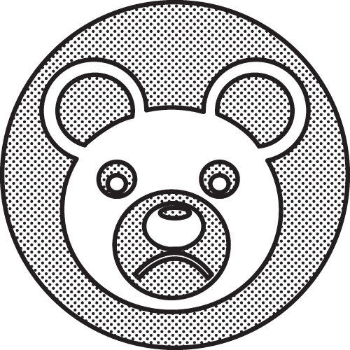 Bear Icon sign symbol design