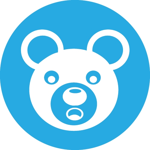 Bear Icon sign symbol design