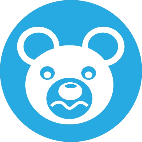 Bear Icon sign symbol design