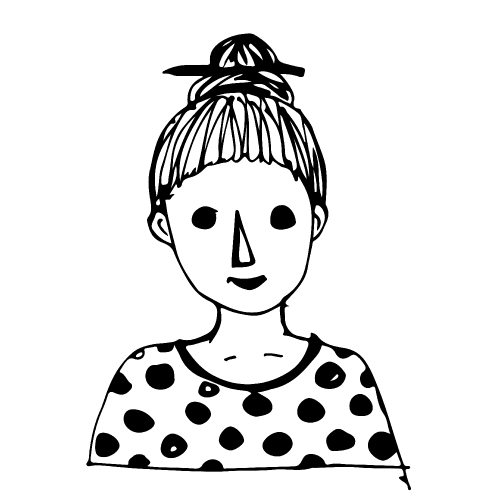 beautiful  Woman Face illustration Cartoon