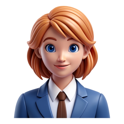 Beautiful businesswoman avatar people icon character cartoon