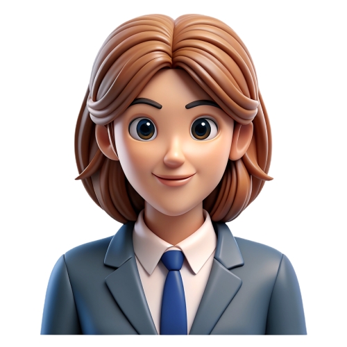Beautiful businesswoman avatar people icon character cartoon