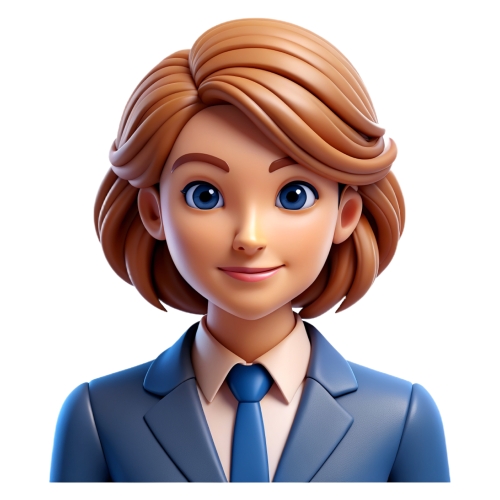 Beautiful businesswoman avatar people icon character cartoon