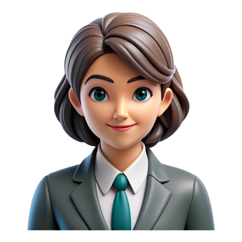 Beautiful businesswoman avatar people icon character cartoon