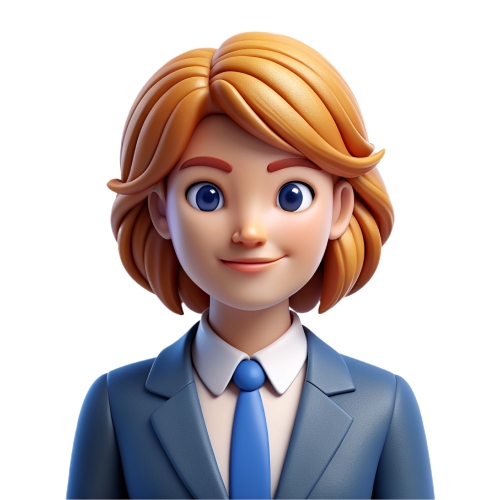 Beautiful businesswoman avatar people icon character cartoon