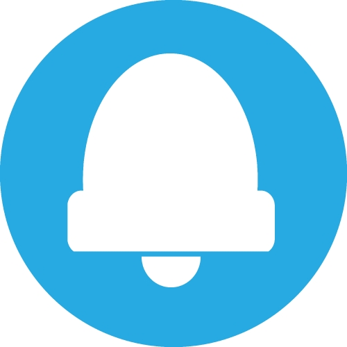 Bell icon sign symbol design