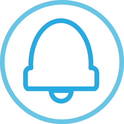 Bell icon sign symbol design