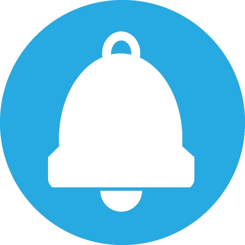 Bell icon sign symbol design