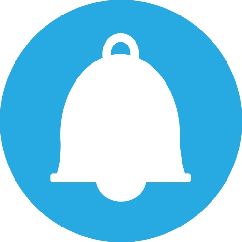 Bell icon sign symbol design