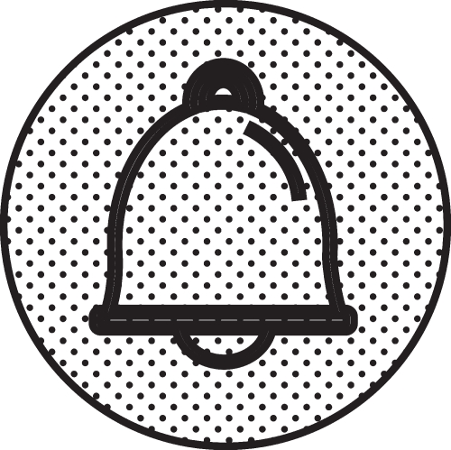 Bell icon sign symbol design