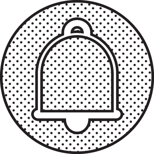 Bell icon sign symbol design