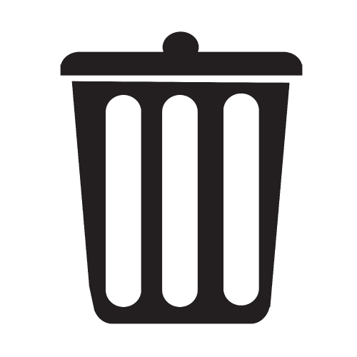 bin symbol icon