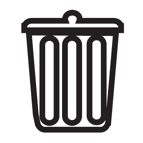 bin symbol icon