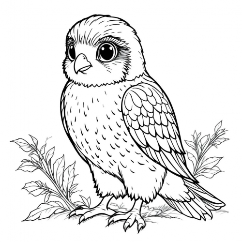 Birds Coloring Book Animal Coloring Pages For Kids a (19)