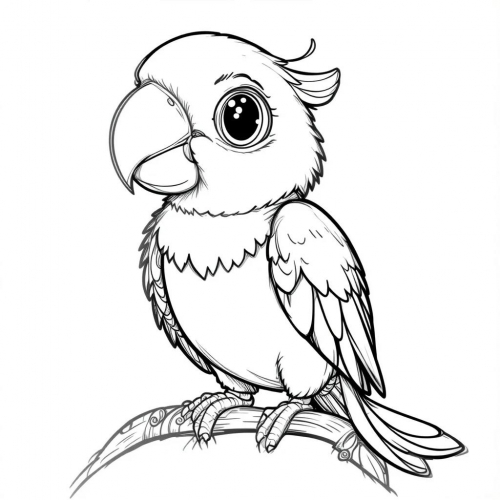 Birds Coloring Book Animal Coloring Pages For Kids a (2)