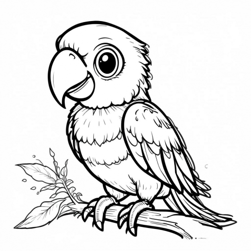 Birds Coloring Book Animal Coloring Pages For Kids a (3)