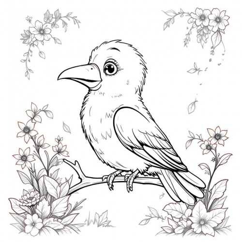 Birds Coloring Book Animal Coloring Pages For Kids a (9)