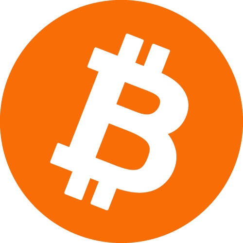 Bitcoin icon sign design