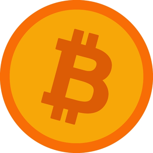 Bitcoin icon sign design