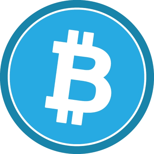 Bitcoin icon sign design