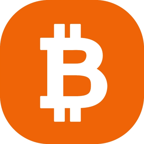 Bitcoin icon sign design