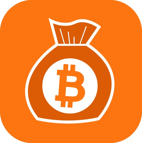 Bitcoin icon sign design