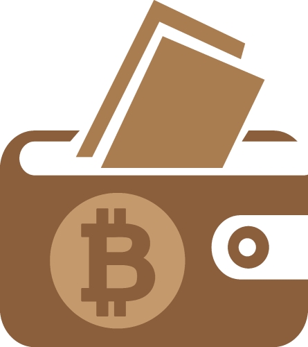 Bitcoin icon sign design