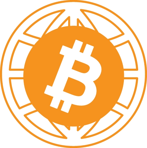 Bitcoin icon sign design