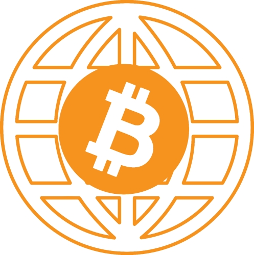 Bitcoin icon sign design