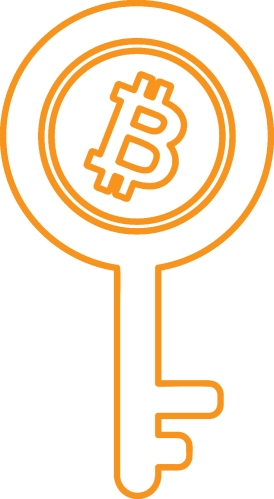 Bitcoin icon sign design