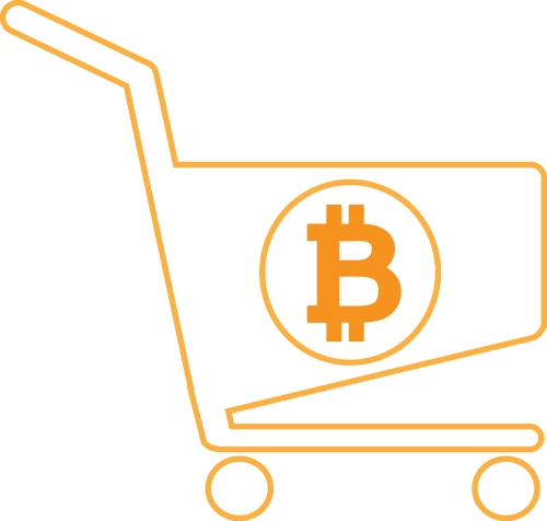 Bitcoin icon sign design